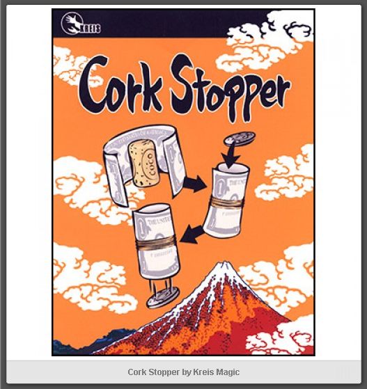 Cork Stopper by Kreis Magic - Trick